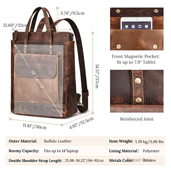 backpack purse fits laptop GOLF SUPAGS for Women Slim Computer Bag Work Travel College Backpack 14 Inch Notebook (Apricot) : Electronics The main compartment with a large open design is easy to organize and access quickly Wudkey Business Travel Anti Theft